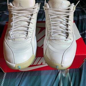 Nike Air Jordan 12 Retro Low "Easter" sneakers in the white colorway